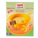 غذای کودک گندمین با طعم شیر و موز غنچه پرور - 250 گرم