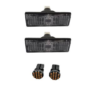 چراغ پلاک خودرو قطعه سازان کبیر مدل EK-SAMANDORG-30983 مناسب برای سمند به همراه لامپ مجموعه 4 عددی