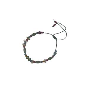 پابند زنانه سیکس مدل سنگی شیک فانتزی طرح سنگ رنگین کمانی