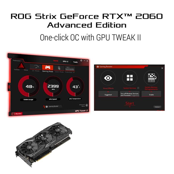 ASUS ROG-STRIX-RTX2060-O6G-GAMING Graphics Card
