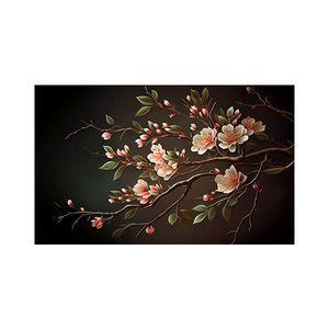 پادری مدل گل و طبیعت کد M35M001-MF0119 سایز 76x46 سانتی متر