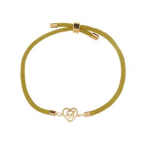 دستبند طلا 18 عیار زنانه مدوپد مدل حرف A کد D14 10407 