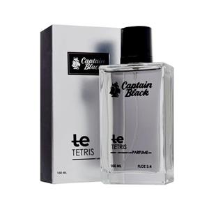 ادو پرفیوم مردانه تتریس مدل کاپیتان بلک حجم 100 میلی لیتر