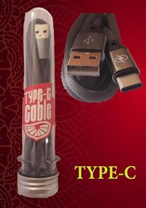 کابل شارژ type-c کنفی خاکستری