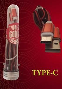 کابل شارژ type-c کنفی قرمز