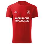 تی شرت آستین کوتاه مردانه مدل 140188 طرح جام جهانی رنگ قرمز