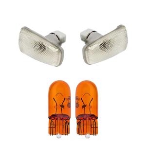 چراغ گلگیر خودرو قطعه سازان کبیر مدل LIGHT-XANTIAWH-30944 مناسب برای زانتیا به همراه لامپ مجموعه 4 عددی