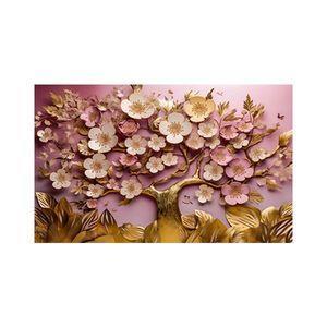 پادری مدل گل و طبیعت کد M35M001-MF0104 سایز 76x46 سانتی متر