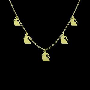 گردنبند طلا 18 عیار زنانه مدوپد مدل روح کد RNA12885