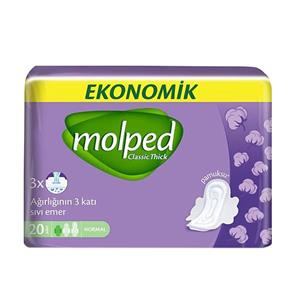 نوار بهداشتی مولپد مدل EKONOMIK بسته 20 عددی 