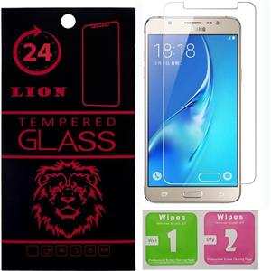 محافظ صفحه نمایش شیشه ای لاین مدل 2.5D مناسب برای گوشی سامسونگ J3 2015/J3 2016 LION 2.5D Full Glass Screen Protector For Samsung J3 215/J3 2016