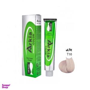رنگ مو آرکیا شماره T10 حجم 100 میلی لیتر رنگ پیازی