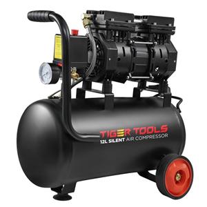 کمپرسور باد سایلنت تایگر تولز مدل 12L 2212 Air Compressor Silent Tiger Tools 