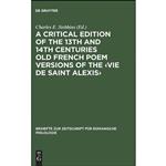 کتاب Vie De Saint Alexis اثر Charles E. Stebbins انتشارات Max Niemeyer Verlag GmbH   Co KG