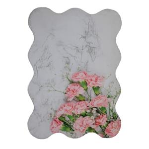 پادری مدل دالبر طرح گل کد 8168 سایز 80x110 سانتی متر