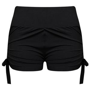 شلوارک ورزشی زنانه ماییلدا مدل چین دار کد 4704-2052 رنگ مشکی