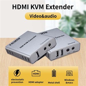 توسعه دهنده تصویر KVM HDMI مدل m-60 بسته دو عددی