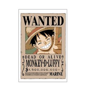 پوستر مدل تحت تعقیب وان پیس One piece طرح لوفیLuffy کد 620