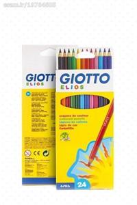 مداد رنگی 24 رنگ جیوتو مدل Elios Giotto Elios 24 Colored Pencil