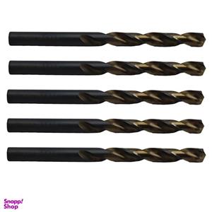 مته آهن آلاتا مدل YP-HSS-E-DIN338-08.5MM سایز 8.5 میلی متر مجموعه 5 عددی