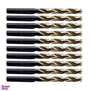 مته آهن آلاتا مدل YP-HSS-E-DIN338-07.5MM سایز 7.5 میلی متر مجموعه 10عددی