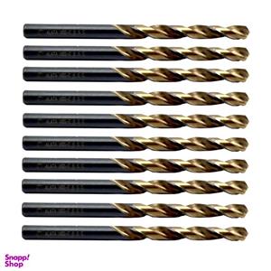مته آهن آلاتا مدل YP-HSS-E-DIN338-06.5MM سایز 6.5 میلی متر مجموعه 10عددی