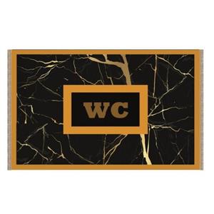 فرش پارچه ای طرح سرویس بهداشتی ماربل مدل ترمزدار کد 209