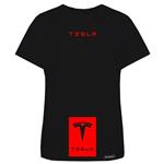 تی شرت آستین کوتاه زنانه 27 مدل Tesla Red کد MH1640