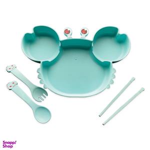 سرویس غذا خوری کودک 4 پارچه مدل خرچنگ