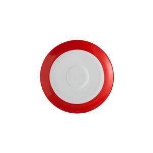 نعلبکی چینی زرین ایران مدل ایتالیا اف 14  درجه عالی بسته شش عددی