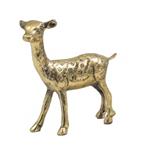 Bronze deer sculpture