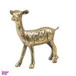 Bronze deer sculpture