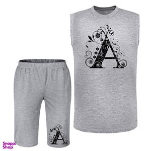 ست تاپ و شلوارک مردانه مدل N636 A