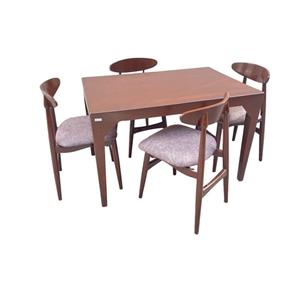 میز و صندلی ناهارخوری 4 نفره گالری چوب اشنایی مدل 863 