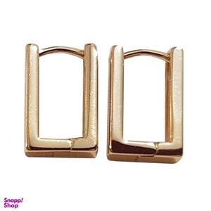 گوشواره زنانه ژوپینگ مدل مکعب مستطیل آینه ای 3396