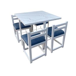میز و صندلی ناهارخوری 4 نفره گالری چوب اشنایی مدل Sng 006 
