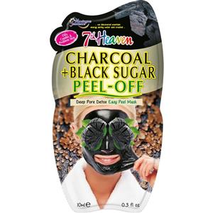 ماسک صورت مونته ژنه سری 7th Heaven مدل Charcoal& Black Sugar peel-off حجم 10 میلی لیتر 