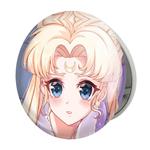 آینه جیبی خندالو طرح اوساگی تسوکینو انیمه سیلور مون Sailor Moon مدل تاشو کد 17440