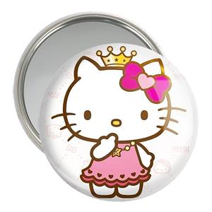 آینه جیبی خندالو مدل هلو کیتی Hello Kitty  کد 2496