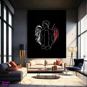 استیکر طرح آنجل غمگین کد BK1160