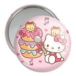 آینه جیبی خندالو مدل هلو کیتی Hello Kitty  کد 2499