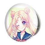 آینه جیبی خندالو طرح اوساگی تسوکینو انیمه سیلور مون Sailor Moon مدل تاشو کد 17444