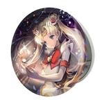 آینه جیبی خندالو طرح اوساگی تسوکینو انیمه سیلور مون Sailor Moon مدل تاشو کد 17456