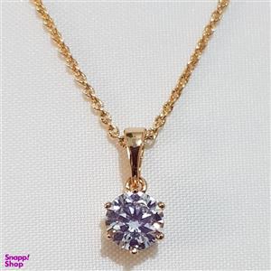 گردنبند زنانه ژوپینگ مدل تک نگین 349233