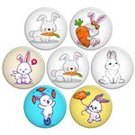 پیکسل گالری باجو طرح خرگوش کارتونی کد rabbit 25 مجموعه 7 عددی