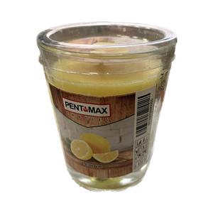 شمع لیوانی پنت مکس مدل عطری لیمو
