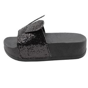 دمپایی دخترانه نیکتا مدل اکلیلی خرگوشی K1 405 BK