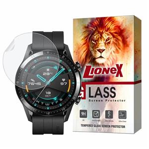 محافظ صفحه نمایش هیدروژل لایونکس مدل MTBWL مناسب برای ساعت هوشمند هوآوی Watch GT 2 46mm Lionex MTBWL Screen Protector For Huawei Watch GT 2 46mm