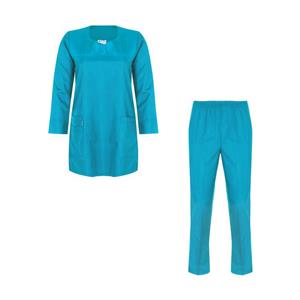 ست روپوش و شلوار اتاق عمل زنانه خضرا مدل اسکراب کد 38037