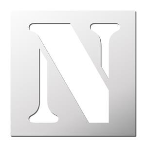 شابلون دکو رستا مدل حروف انگلیسی N کد S420